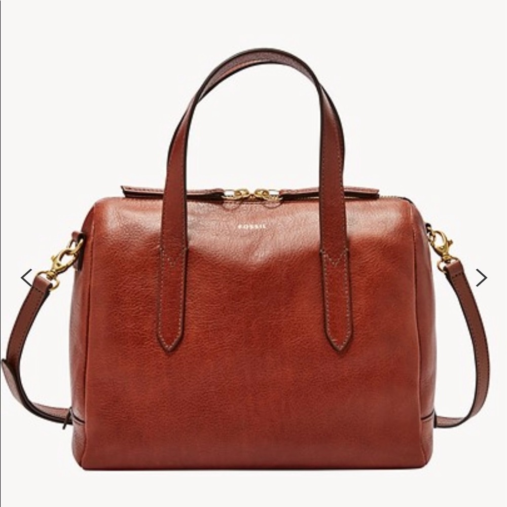 Fossil Sydney Satchel - New w/o tags - Brown Cognac Color